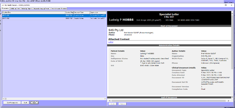 CCOS (v14.15) integrates with My Health Record – Clinical Computers